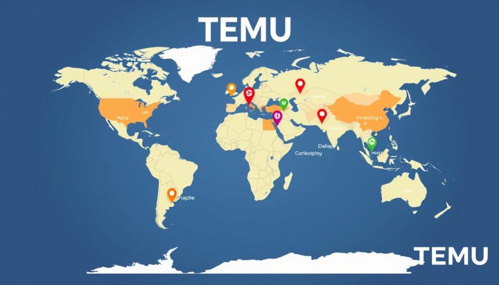 TEMU global locations